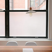 Frosted Glass Window Privacy Film with Installation Tools, Removable, Peep-Proof, Static Cling, Heat Control, UV Protection, Anti-Glare, Ideal for Home(18 X 100 Inch) Brand: Generic