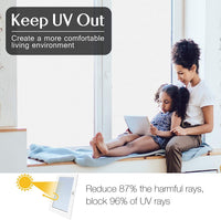 Frosted Glass Window Privacy Film with Installation Tools, Removable, Peep-Proof, Static Cling, Heat Control, UV Protection, Anti-Glare, Ideal for Home(18 X 100 Inch) Brand: Generic