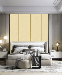 Acoustic Waterproof Yellow Fabric Wall Covering (Set Of 2 Rolls 39sq.ft)