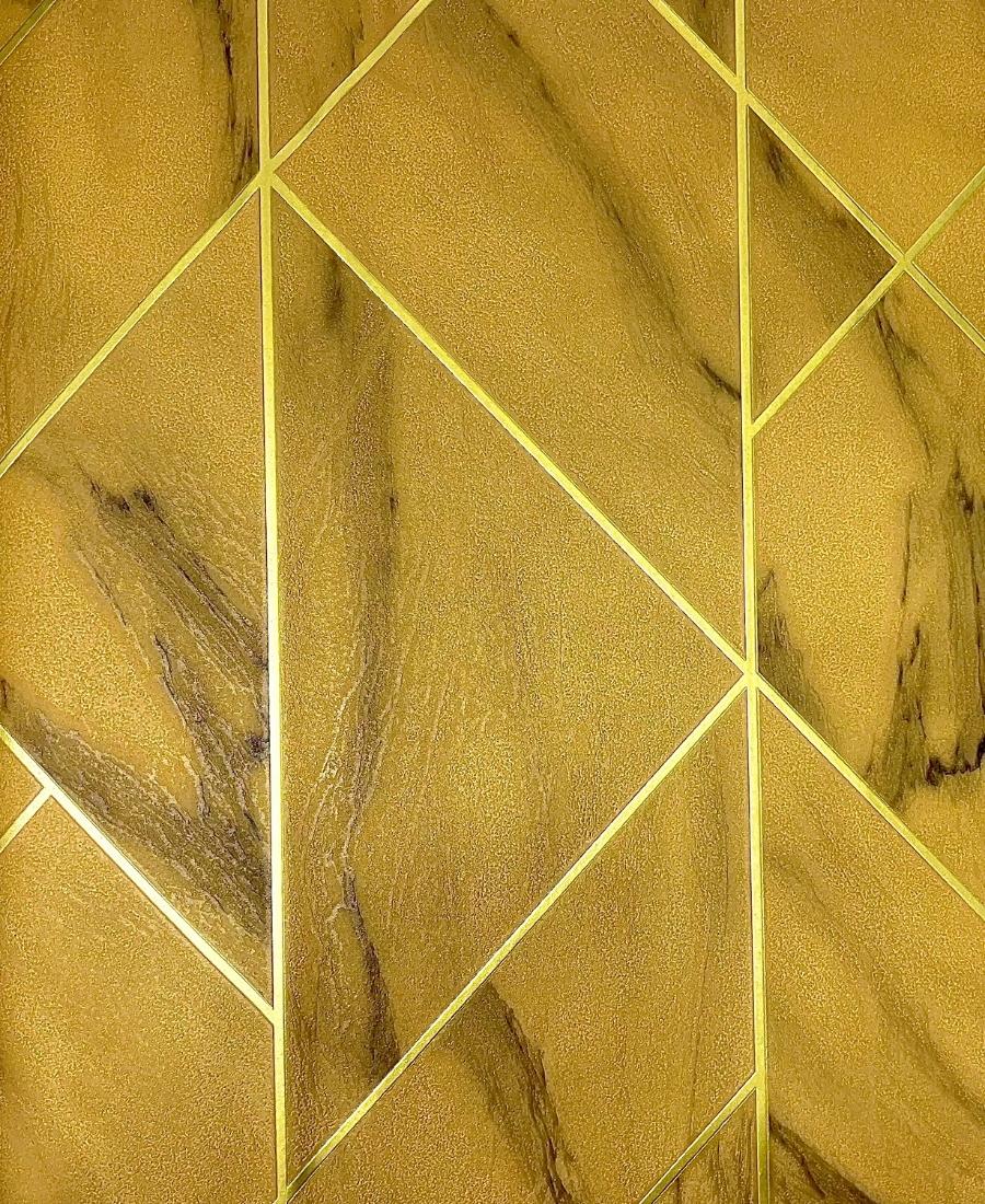 Aurora Glow Dark Yellow Gold Stripe Marvel Wallpaper FE3014