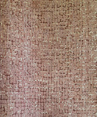 Copper Colour Textured Golden Foil Wallpaper