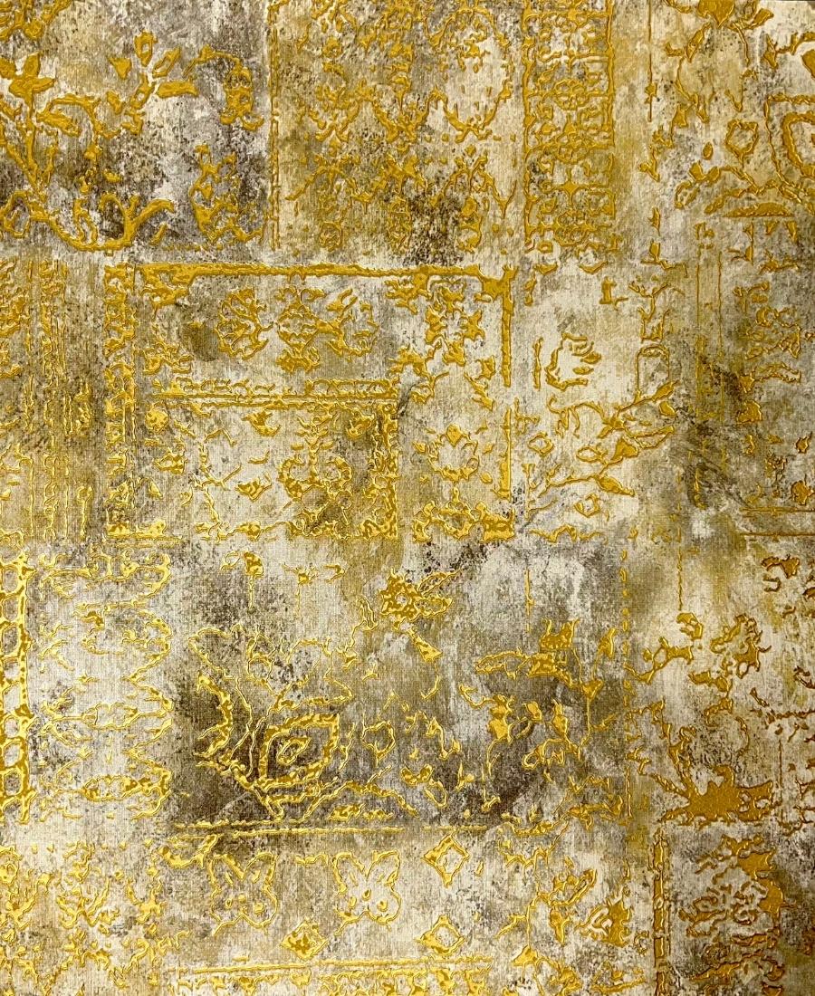 Golden Texture Modern Design Wallpaper  for wall use Cafe, Office, Room, Etc FE3094
