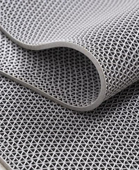 Anti Skid PVC Rubber Floor Mat | Multipurpose Waterproof Mat for Bathroom Entrance Shower & Swimming Pool | Durable Non-Slip Carpet,Rainmat & Doormat for Indoor & Outdoor Use,4x3ft Grey