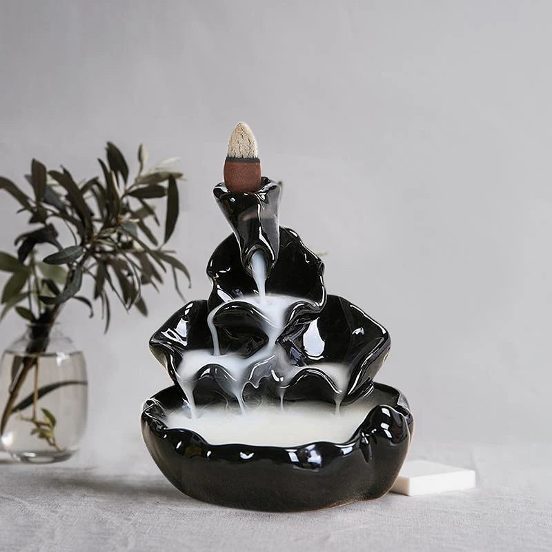 AMOGHA BACKFLOW INCENSE CONE HOLDER - WATERFALL