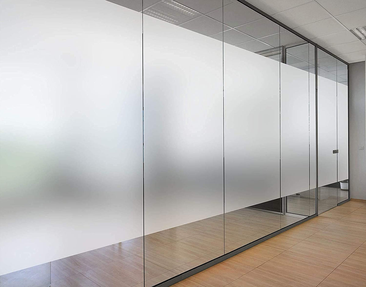 Frosted Glass Window Privacy Film with Installation Tools, Removable, Peep-Proof, Static Cling, Heat Control, UV Protection, Anti-Glare, Ideal for Home(18 X 100 Inch) Brand: Generic