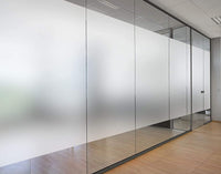 Frosted Glass Window Privacy Film with Installation Tools, Removable, Peep-Proof, Static Cling, Heat Control, UV Protection, Anti-Glare, Ideal for Home(18 X 100 Inch) Brand: Generic
