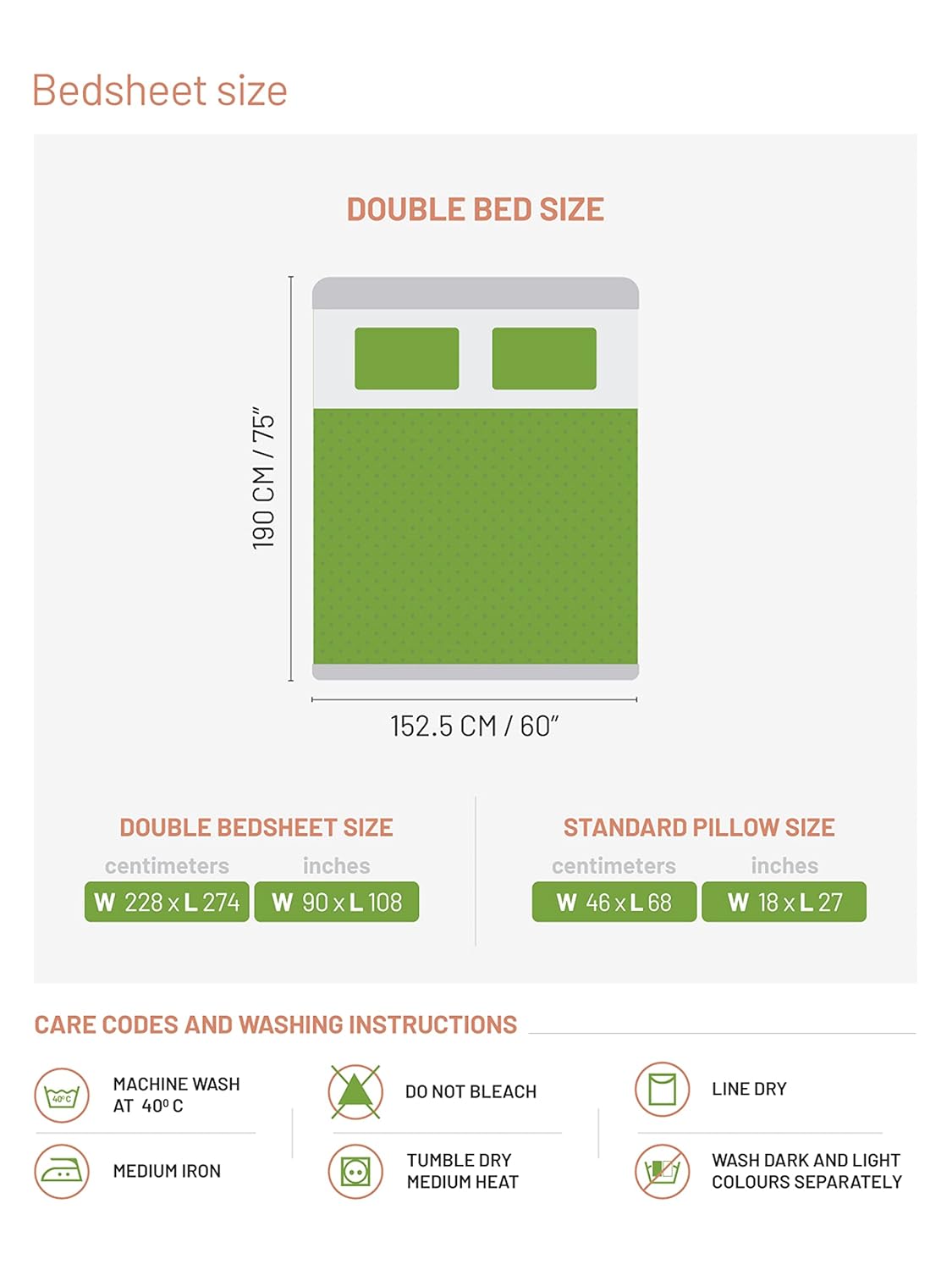 DDECOR Live beautiful 100% Combed Cotton King Bedsheet with 2 Pillow Covers | Geometric 145TC | Soft & Comfortable | Perfect for Everyday Bedroom Use | Primary Collection | 229 CM X 274 CM - Blue