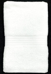 Bombay Dyeing Tulip 450 GSM Xtra Large Size Bath Towel (90cm x 180cm) (White)