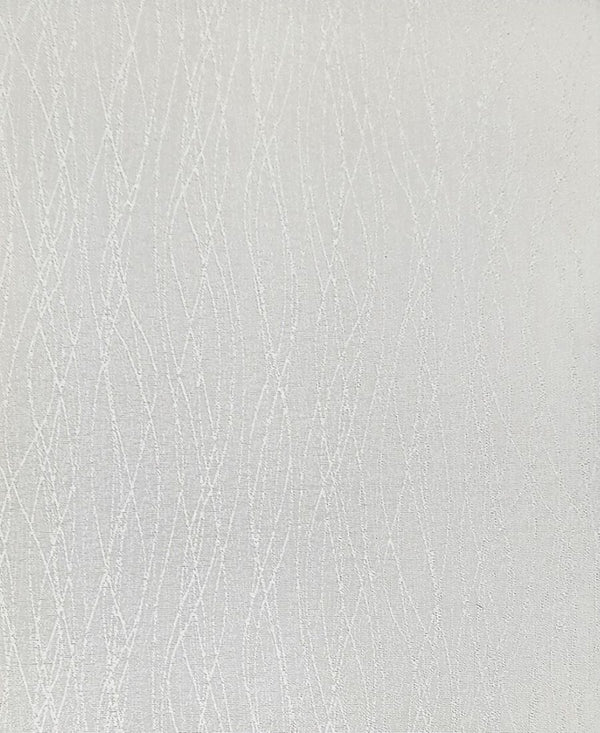 Acoustic Waterproof Cream Wave Fabric Wall Covering (Set Of 2 Rolls 39sq.ft)