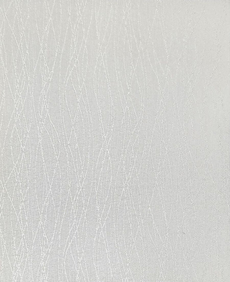 Acoustic Waterproof Cream Wave Fabric Wall Covering (Set Of 2 Rolls 39sq.ft)