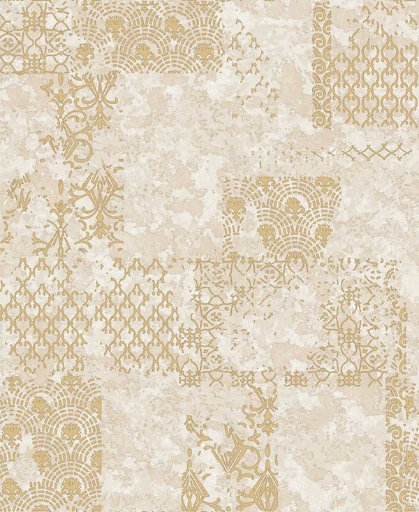 Khauta champagne copper abstract Wallpaper