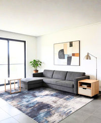 Carpet 160x230cm - AWM-31541 Blue/Grey