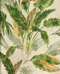 Daylight Decore Tropical Plant Forest Banana Leaf Wallpaper Roll. Home Decor Botanical Wallcovering 55 S.ft Roll Size