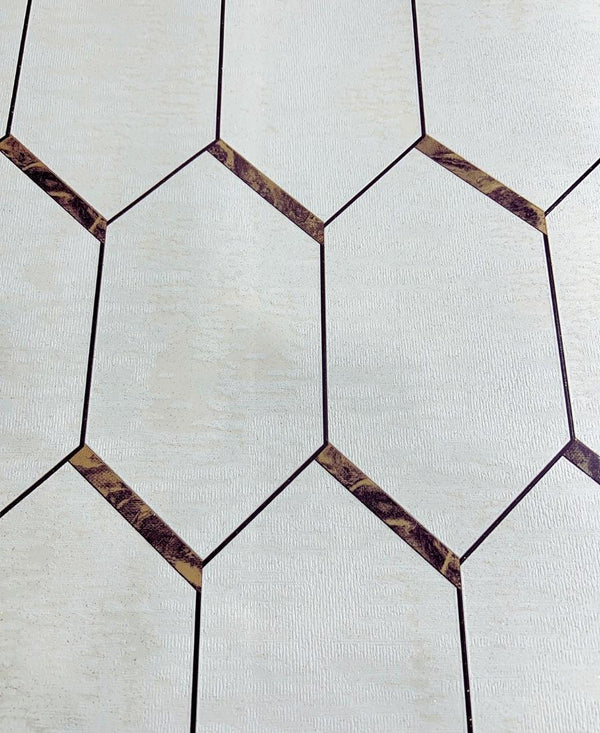 Excel 3D Geometric Design Wallpaper Roll for Covering Living Room, Bedroom Walls 57 Sqft