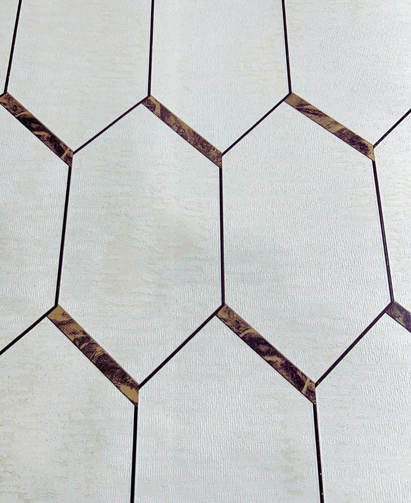 Excel 3D Geometric Design Wallpaper Roll for Covering Living Room, Bedroom Walls 57 Sqft