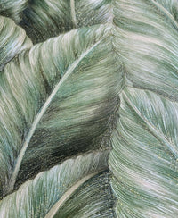 Excel Botanical Design Wallpaper Green Color Roll for Covering Living Room, Bedroom Walls 57 Sqft