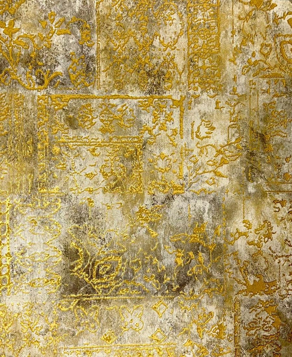 Golden Texture Modern Design Wallpaper  for wall use Cafe, Office, Room, Etc FE3094
